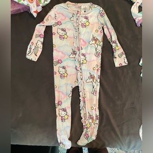 Posh peanut hello kitty footie pajamas